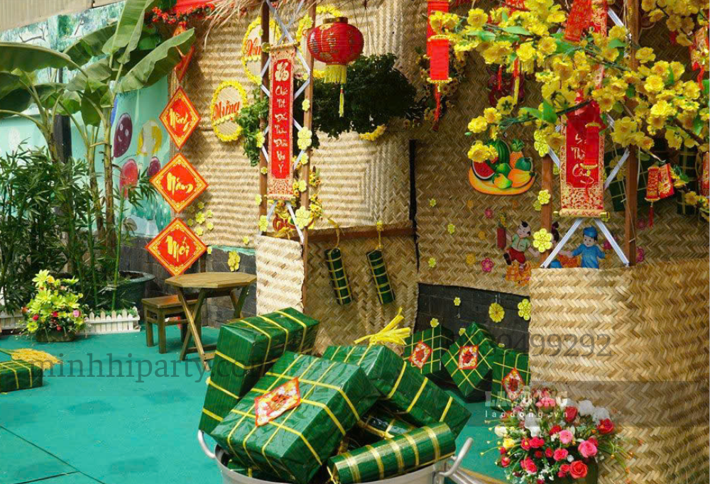 7 3 e1756114595140 Mô hình bánh chưng bánh tét decor trang trí tết