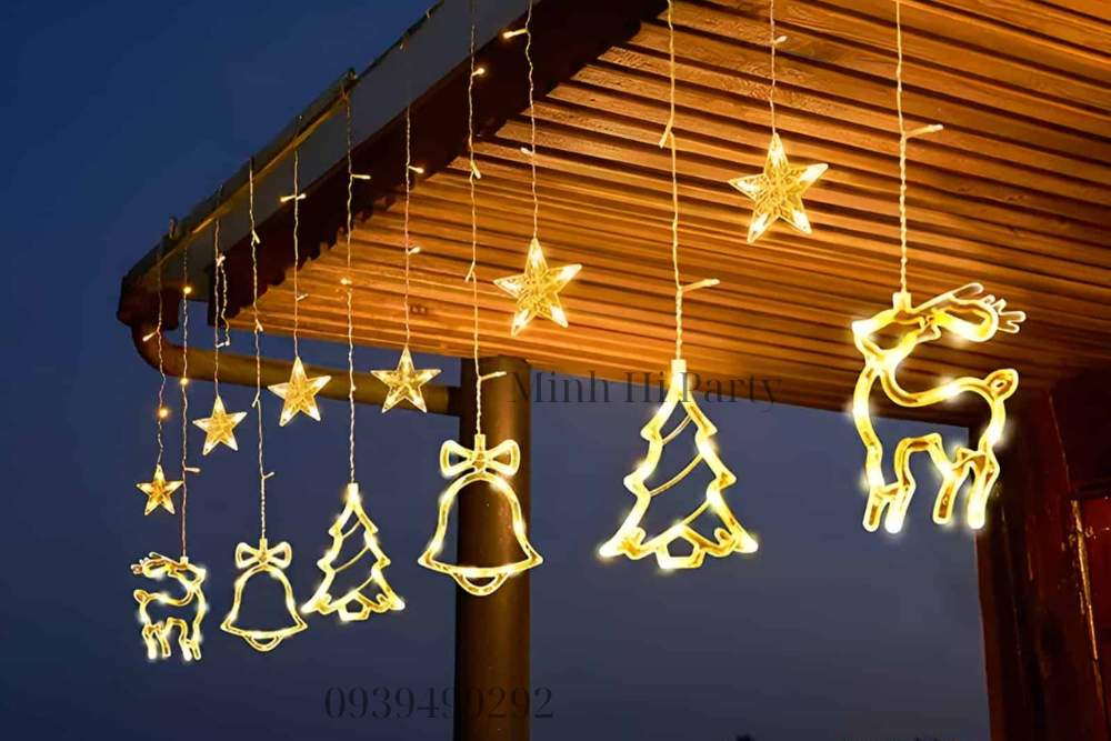 Trang tri noel voi den led 2 e1762673351610 Trang trí Noel với dây đèn Led theo chủ đề Noel