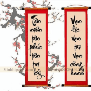 Liễn câu đối thư pháp đẹp