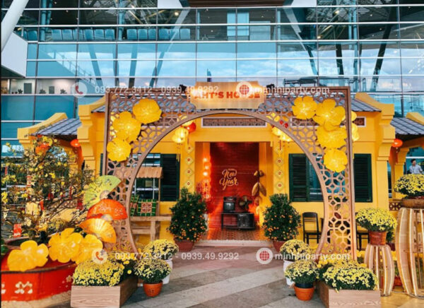 Mẫu cổng tết truyền thống