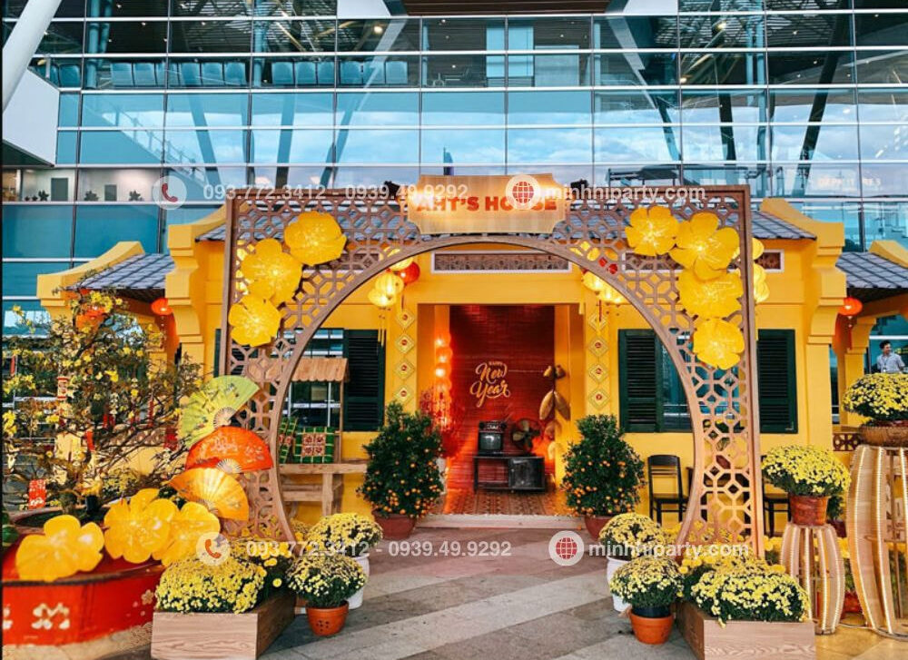 trang tri tet 2 1 4 e1756201322240 Mẫu cổng tết truyền thống