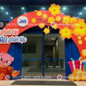 Mẫu cổng chào trang trí tết