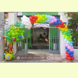 trang tri cong bong bong 1 2 4