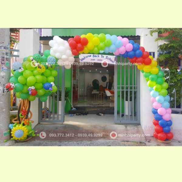 trang tri cong bong bong 1 2 4