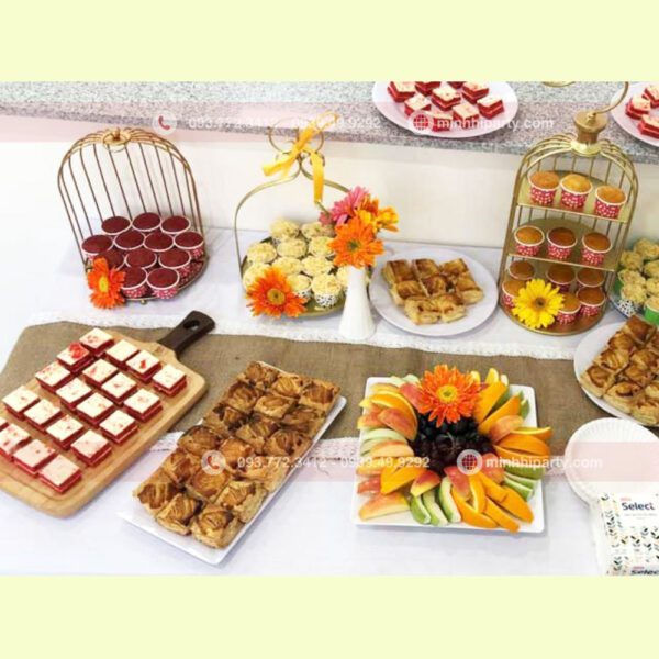 Tiệc ngọt cho khai trương hoặc sự kiện