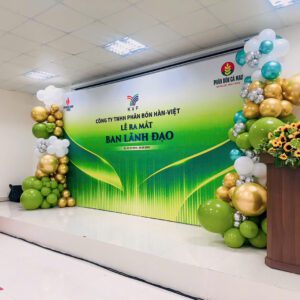 trang trí lễ ra mắt ban lãnh đạo