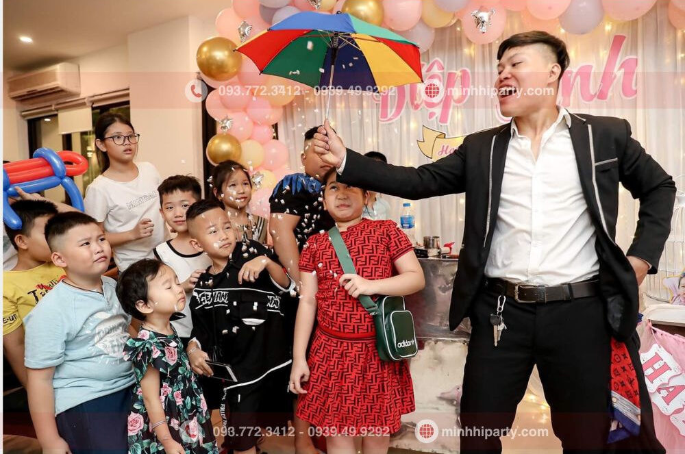 Minh Hi Party cung cấp ảo thuật gia biến hoá hấp dẫn và vui nhộn