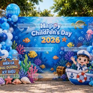 Mẫu trang trí backdrop 1/6 mới nhất 2026