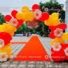 Cổng bong bóng freestyle trang trí sự kiện khai trương