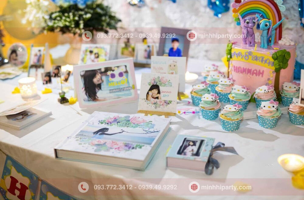phu kien trang tri sinh nhat 2 1 e1754365160718 Bàn trang trí sinh nhật cho bé gái chủ đề ngựa Pony