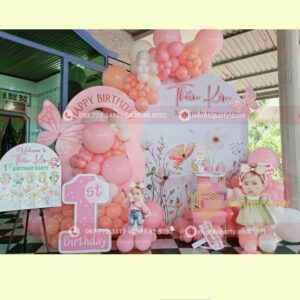 Với trang trí thôi nôi cho gái tại nhà thiết kế chủ đề gần gũi với thiên nhiên