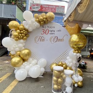 trang tri tiec ky niem 30 nam ngay cuoi hai oanh 2