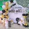 Backdrop trang trí mừng sinh nhật Nhi Nhi ở tuổi 22 thực hiện bởi Minh Hi Party