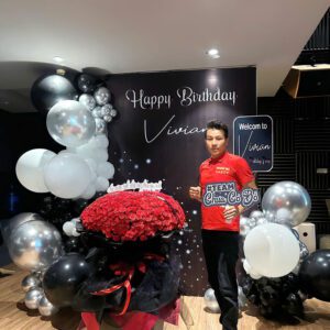 Mẫu trang trí tiệc sinh nhật Vivian do Minh Hi Party thực hiện tại Khách sạn Lavela Quận 1