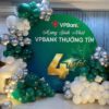 Trang trí tiệc sinh nhật 4 tuổi ngân hàng VP Bank do Minh Hi Party cung cấp