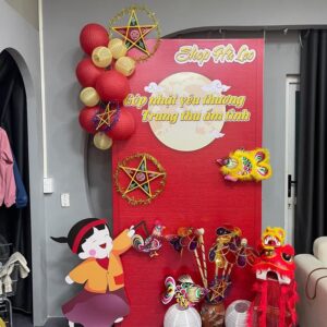TRANG TRÍ SỰ KIỆN TRUNG THU TẠI SHOP HÀ LEO: ĐIỂM CHECK-IN ẤN TƯỢNG VỚI ĐẬM CHẤT CỔ TRUYỀN!