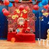 trang trí trung thu tại nhà cho bé với mẫu trang trí theo phong cách truyền thống