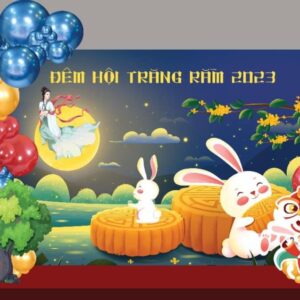 Mẫu thiết kế trang trí trung thu tham khảo tại Minh Hi Party