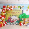 Trang Trí Sự Kiện Trung Thu: Phông Nền "Trung Thu Cho Em!" – Sắc Đỏ Ấm Áp Cho Ngày Hội Đoàn Viên