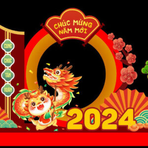 Trang Trí Tết Nguyên Đán 2024 Ấn Tượng – Không Gian Sáng Tạo & Hút Mắt Với Linh Vật Rồng Đáng Yêu