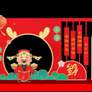 10CBAA3C EB0E 4C28 9862 4EBF7BA56905 Trang Trí Tết Giáp Thìn 2024 Thực Tế – Không Gian Sảnh/Văn Phòng Rực Rỡ và Đậm Đà Sắc Xuân