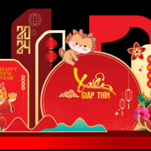 379514D6 B215 4B4E B67C E37F15691405 Trang Trí Sự Kiện Tết Giáp Thìn 2024 – Backdrop Doanh Nghiệp Hoành Tráng Cùng Linh Vật Rồng May Mắn