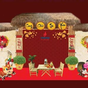 9CC958B4 6646 48B1 8462 9FF58D9A6E55 Trang Trí Tết Nguyên Đán 2025 – Tái Hiện Không Gian Làng Quê Việt Nam Đậm Đà Bản Sắc