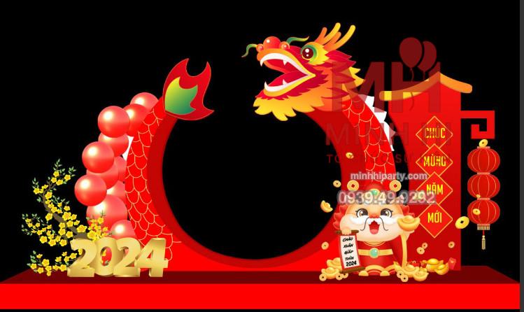 A12977B9 86CC 4F70 ACCB 54179794EE50 cổng chào trang trí tết thiết kế theo chủ đề linh vật của năm