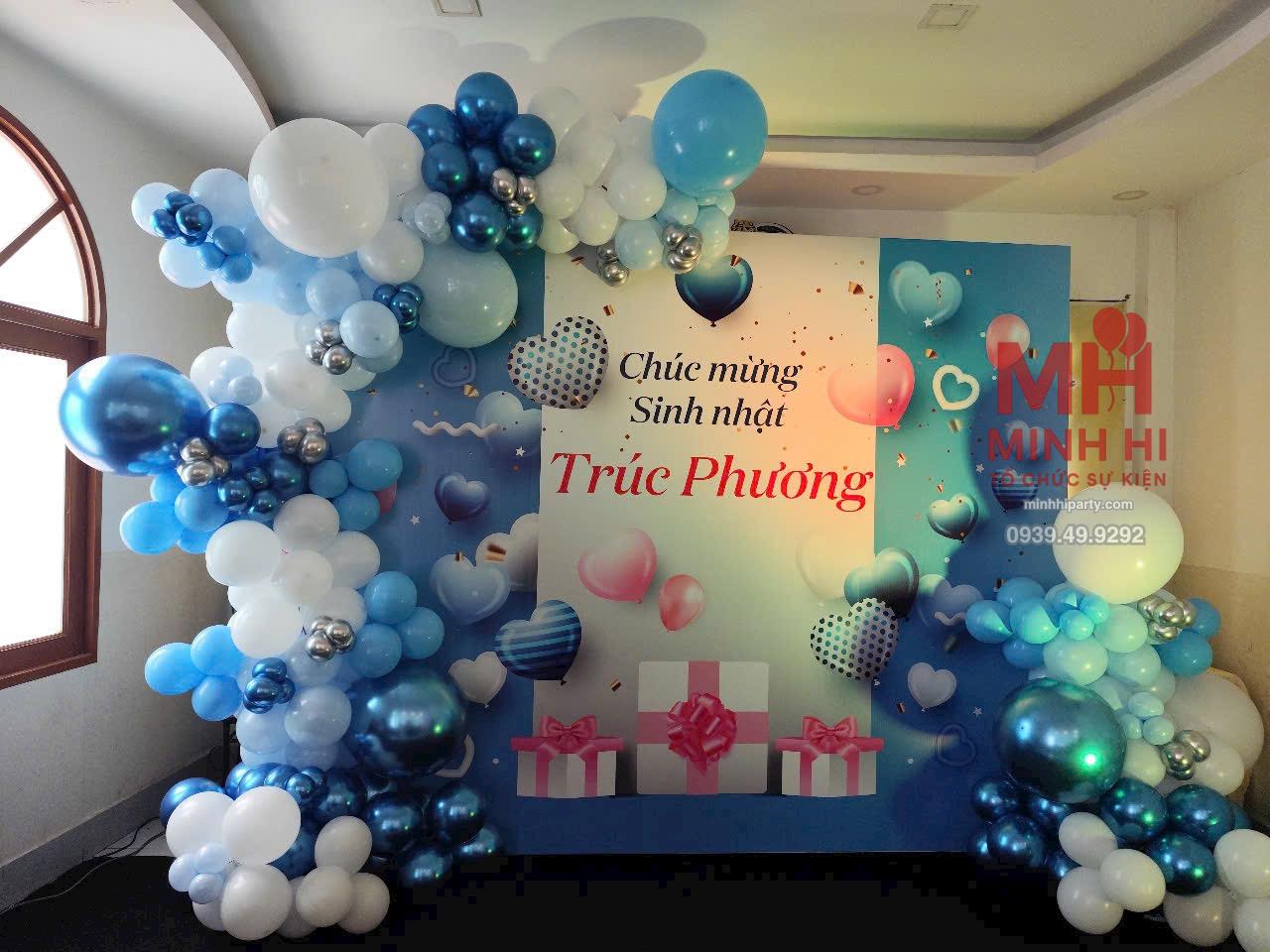 Mẫu trang trí sinh nhật Trúc Phương