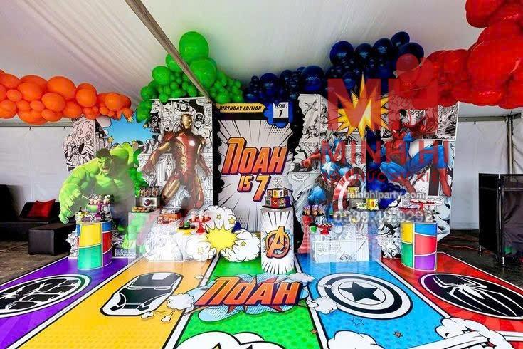 IMG 2520 Mẫu trang trí thực tế chủ đề Avengers