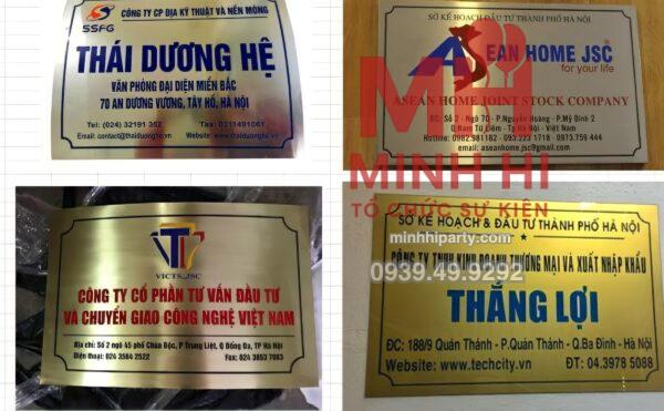 Gợi ý vài mẫu bảng hiệu văn phòng đại diện công ty