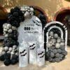 Trang tr su kien halloween Trang trí sự kiện Halloween với backdrop thiết kế theo chủ đề sinh động