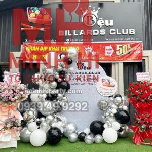 Trang tri su kien khai truong 50 Trang trí khai trương cửa hàng Billards Bệu