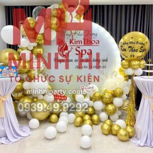 Trang tri su kien khai truong 59 Trang trí khai trương cửa hàng Kim Thoa Spa