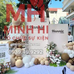 Trang Trí Khai Trương Cửa Hàng Hannie Room – Tối Giản Nhưng Tinh Tế
