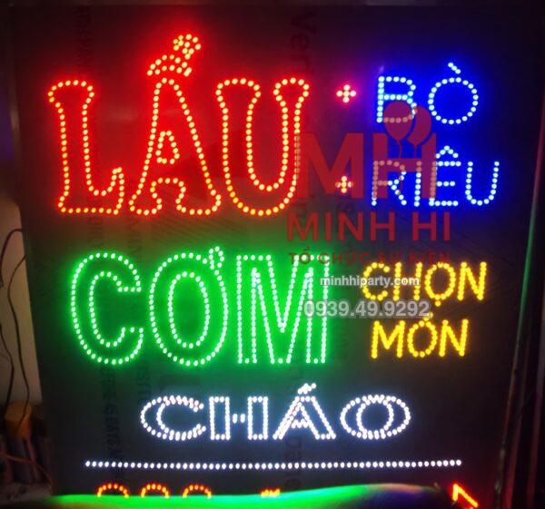 Bảng hiệu LED cho quán ăn