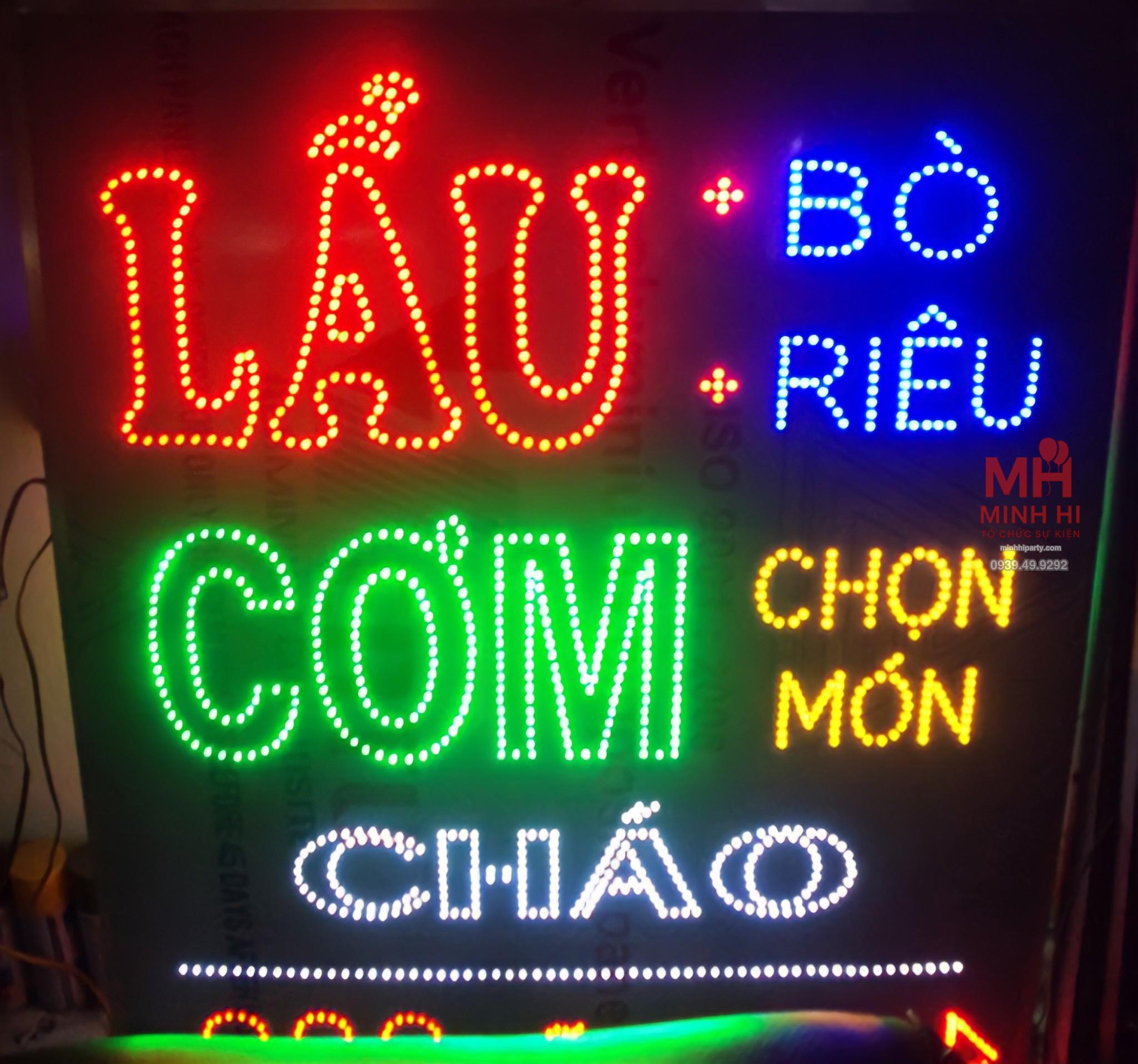 cat laser inox da nang 160.remini enhanced Bảng hiệu LED cho quán ăn