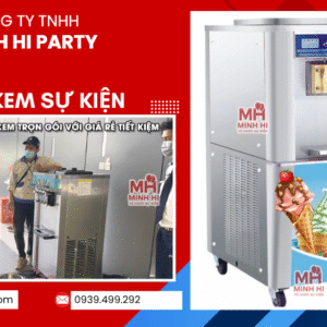 Dịch vụ cho thuê máy làm kem phù hợp với những sự kiện nào?