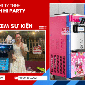 Liên hệ Minh Hi Party đặt ngay dịch vụ thuê máy làm kem
