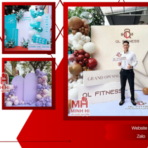 Dịch vụ trang trí khai trương trọn gói của Minh Hi Party tại HCM