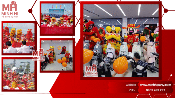Tổ chức khai trương rọn gói với dịch vụ múa lân khai trương chuyên nghiệp của Minh Hi Party