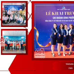 Dịch vụ trang trí khai trương văn phòng công ty trọn gói của Minh Hi Party