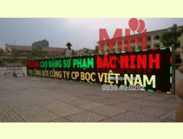 bảng quảng cáo LED Với ứng dụng điều khiển và điều chỉnh theo nhu cầu