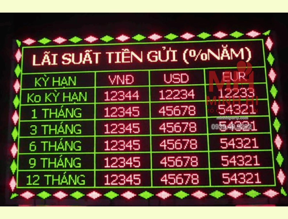 hop den 12 Bảng quảng cáo LED với đa dạng các loại được ưa chuộng nhất hiện nay