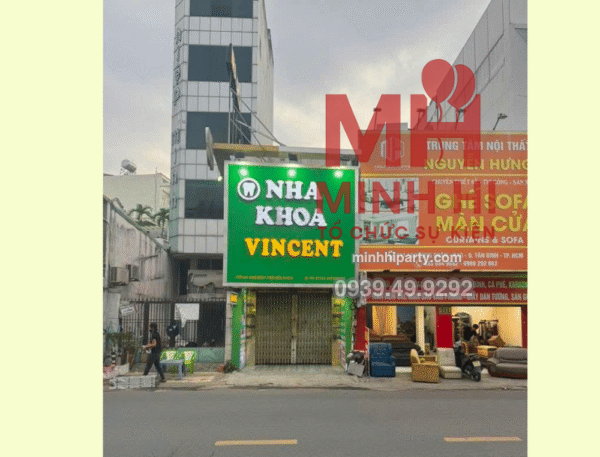 Dịch vụ làm biển hiệu khai trương tại Minh Hi Party hiện đại nhất