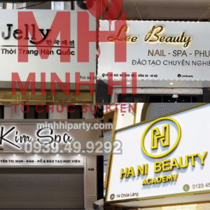 Làm bảng hiệu Alu chữ nỗi inox theo xu hướng mới nhất hiện đại