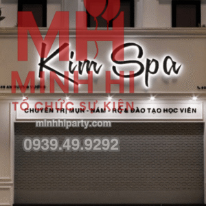 Thi công làm bảng hiệu cho spa là một trong những ngành được thực hiện nhiều công trình nhất