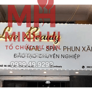 Bảng hiệu cho Lee Beauty - Nail spa