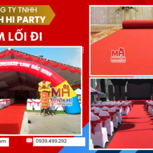 Thảm đỏ sự kiện, dịch vụ trải thảm sự kiện chuyên nghiệp