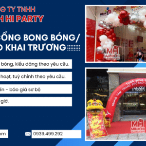 thi cong cong bong bong khai truong 6